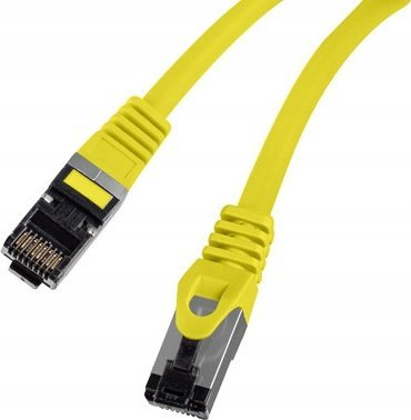 Kabllo rrjeti Lanberg Patchcord Cat.8.1 S/FTP, LSZH CU, e verdhë