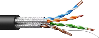 Kabllo rrjeti Procab CSD570B/2, CAT7, 2m, e zezë