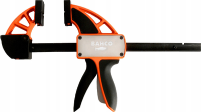 Брзостегач Bahco Quick Grip 300mm, сила на стегање 200kg, портокалов