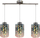 Llambadar varëse Nocturno Pendant, 3x40W E27, xham 3D, krom