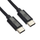 Dviced Cable USB-C To USB-C Nylon Textile 3M, Black