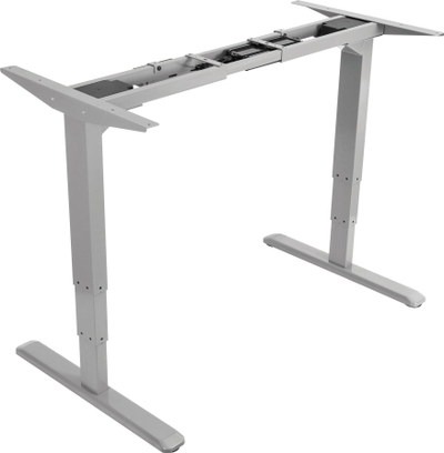Kornizë tavoline Equip ERGO Electric Sit Stand, motorë të dyfishtë, gri
