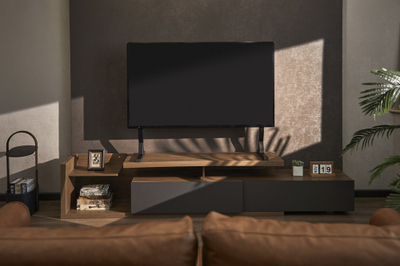 Stendë tavoline për TV Gembird, 45\"-90\", 60 kg, VESA 200x200, e zezë