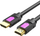 Kabllo HDMI Lention 4K High-Speed, 1.5m, e zezë