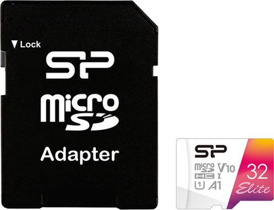Kartë memorike Silicon Power Elite, 32GB MicroSDHC UHS I, Class 10, me adapter