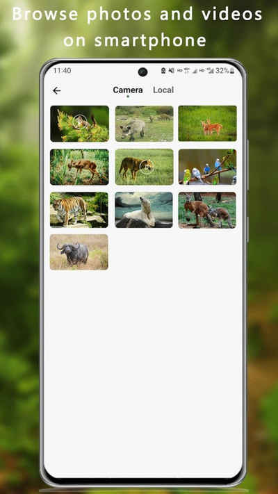 Kamerë faune Delta Wildlife, me sensor lëvizje, xhiron ditë e natë, me kamuflazh