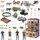 Set lodrash ferme No Name DIY Farm, shtëpi 3 kate, figura dhe aksesorë, shumëngjyrësh