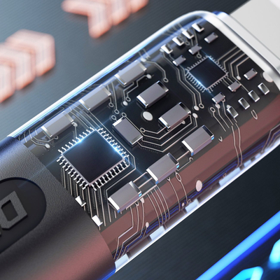 Kabllo karikimi Dudao L22T USB në USB C, 1m, 120W, gri