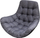 Перница за лулашки Hobbygarden Pillow George, 100x120 cm, Ekolen, графит сива