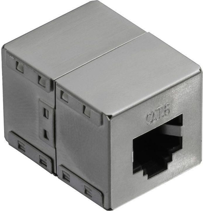 Lidhës LogiLink Inline NP0054, Cat.6, RJ-45, i argjendtë