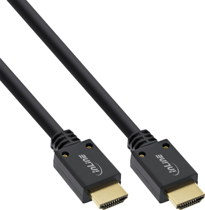 Kabllo HDMI InLine Ultra High Speed, 3m, 8K, e zezë