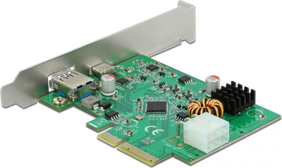 Kartë rrjeti DeLOCK PCI Express x4, 1 x SFP+, 10 Gbps, jeshile