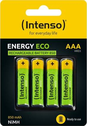 Bateri të rikarikueshme Intenso Energy Eco AAA, 850mAh, pako me 4 copë