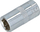 Soket për dado Faster Tools 6mm, CrV, 1/4", argjend