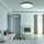 Llambë tavani LED BOSTON, 2x48W, rreth, e zezë