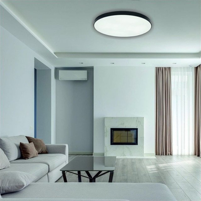 Llambë tavani LED BOSTON, 2x48W, rreth, e zezë