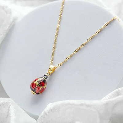 Qafore për femra Lampglas, e artë