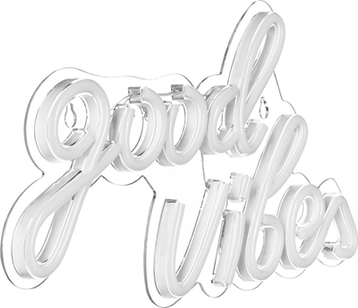 Llampë dekorative Actis ACS NEON VIBES LED, shenjë Good Vibes, shumëngjyrëshe