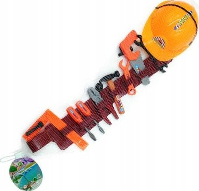 Set lodrash veglash me helmetë dhe rrip, plastikë, 60cm, shumëngjyrëshe