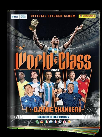 Албум со лепенки ПАНИНИ ФИФА World Class 2024, за колекција, шарен