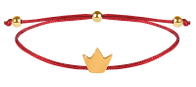 Troli Corded Crown нараквица, Црвена/Златна