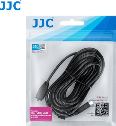 Kabllo multi terminal JJC për Sony VMC-MM1, 8 m, e zezë