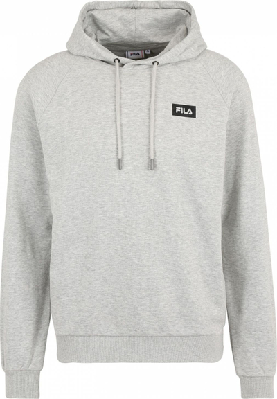 Bluza me kapuç Fila Belfort Hoody M FAM0080, pambuk poliestër, për meshkuj, gri