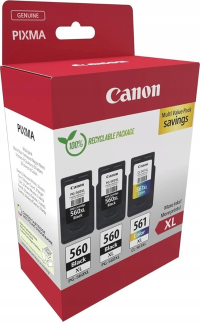 Set kartrixhë boje Canon PG-560XLx2 CL-561XL, multi, për PIXMA TS535 TS745