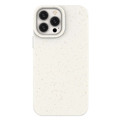 Mbrojtëse telefoni Hurtel Eco Case për iPhone 14 Plus, silikoni i biodegradueshëm, e bardhë