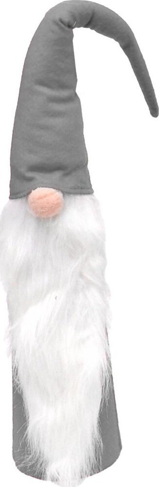 Figurina zbukuruese xhuxh, set 3 copë, 60 70 80 cm, gri