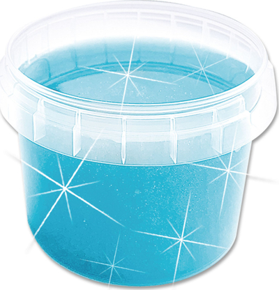Lodër slime SES Creative Blue Glitter, 140 g, blu me shkëlqim