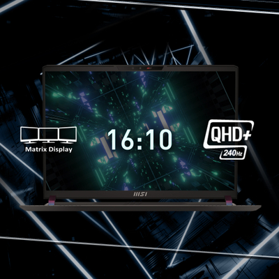 Laptop MSI Vector, 16'', QHD+, Intel Core i9-13950HX, NVIDIA GeForce RTX 4080, 32GB RAM, 1TB SSD, i zi