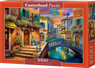 Puzzle Castorland Venetian Dream, 1000 pjesë, shumëngjyrësh