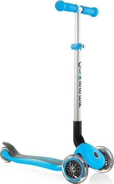 Trotinet për kalamaj Globber Primo Foldable, 3 rrota, blu