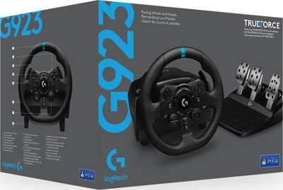 Timon Logitech + ndërrues i shpejtësive Logitech G923 PS5/PS4/PC