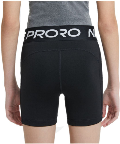 Спортски кратки хеланки за девојчиња Nike Pro, Dri FIT, еластични, црни
