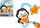 Lodër banjo Swede Pinguin, me dush, shumëngjyrëshe