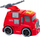 Играчка камион пожарникар Lean Toys, светла и звуци, црвен