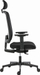 Karrige zyre Powerton Lucie, ergonomike, e zezë