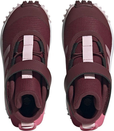 Atlete jashtë për kalamaj Adidas FortaTrail IG7267, mbyllje me rrip, bordo rozë