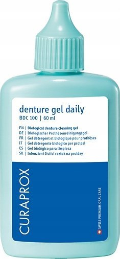 Xел за чистење протези Curaprox BDC 100 Daily, 60 ml, долготрајна свежина