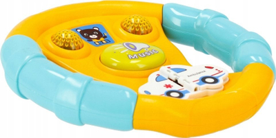 Lodër timon drejtimi Mega Creative STEERING WHEEL, 15cm, me drita edhe zëra