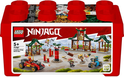Set LEGO® NINJAGO® 71787 Creative Ninja Box, 530 pjesë