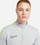 Bluzë sportive per burra Nike Dri-Fit Academy DX4294 007, me zinxhir të shkurtër, gri