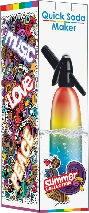Saturator Art për përgatitjen e pijeve të gazuara, 1 l