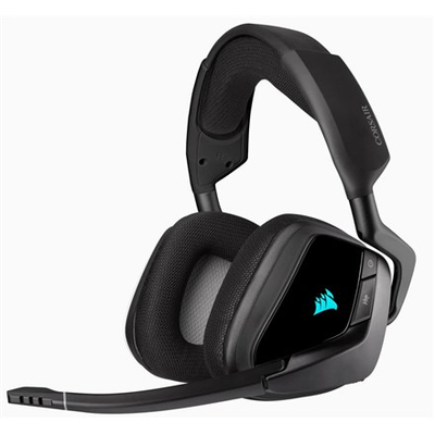 Kufje lojrash Corsair VOID RGB ELITE, pa kabëll, 7.1, karbon