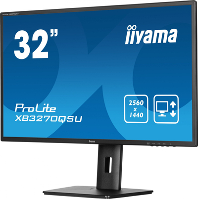 Monitor iiyama ProLite XB3270QSU B1, 32\", WQHD, IPS, i zi