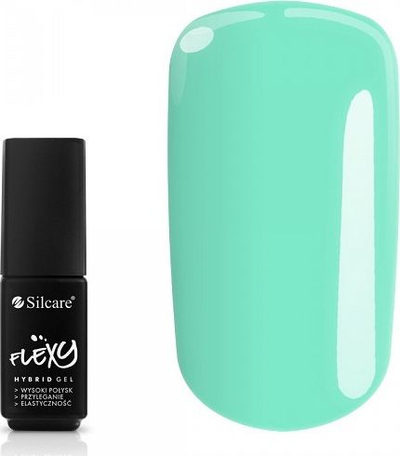 Llak gjeli hibrid Silcare Flexy 95, 4.5g, mente