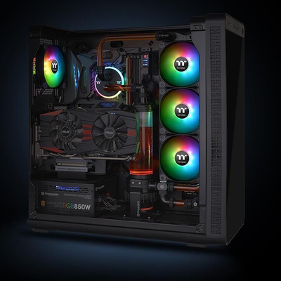 Ftohës Thermaltake Pure Plus 14 RGB 3-pack fan + Hub (CL-F064-PL14SW-A)