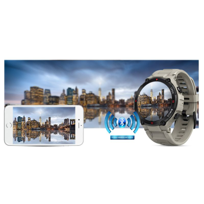 Smartwatch Gravity GT7-4, ekran 1.28", Bluetooth, gri